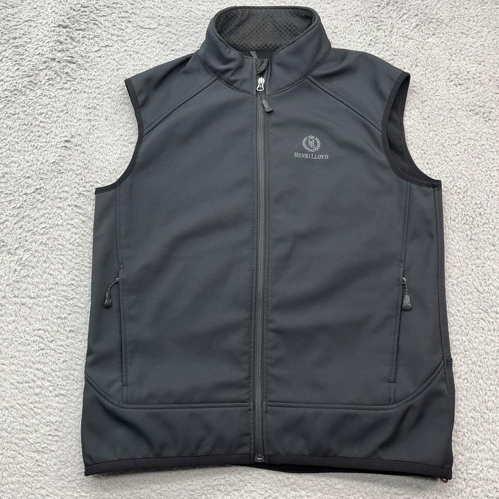Henri LLoyd Cyclone Inshore Vest Mens L Black Sleeveless Jacket Sailing Marine